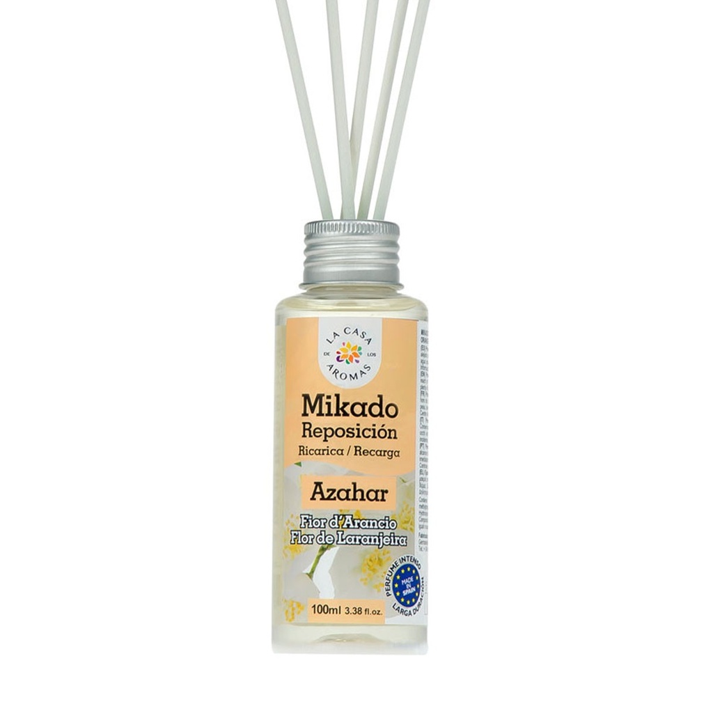 LA CASA DE LOS AROMAS RECHARGE MIKADO 100ML AZAHAR