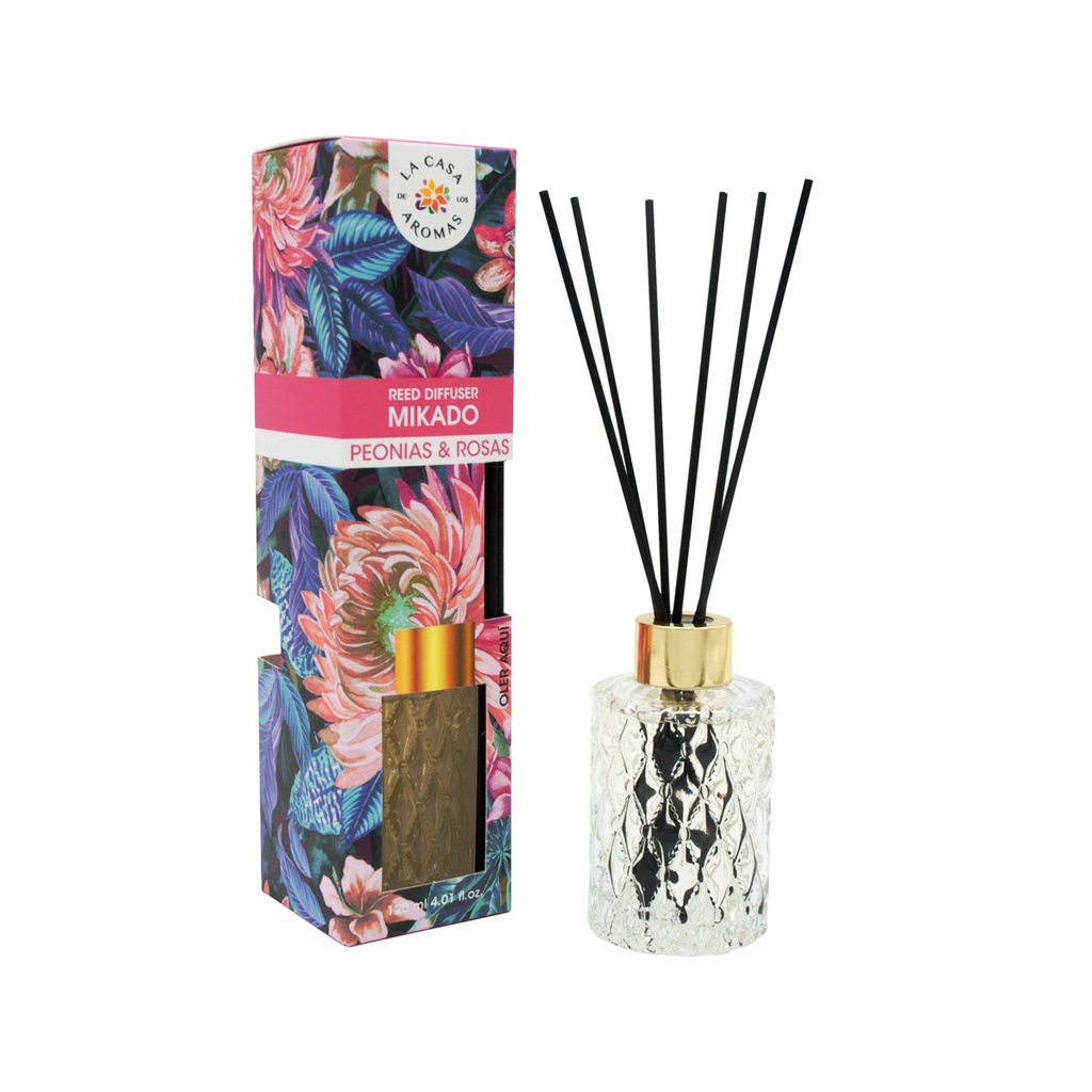 MIKADO BRANDY 120ML PEONIAS/ROSE