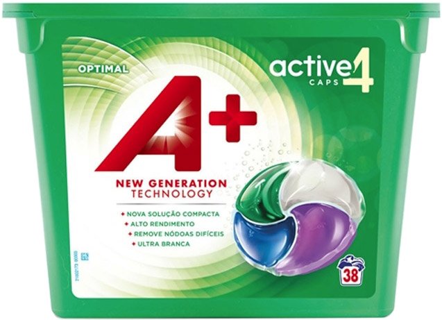 A+ PODS 4 IN 1 OPTIMAL LESSIVE 38 CAPS
