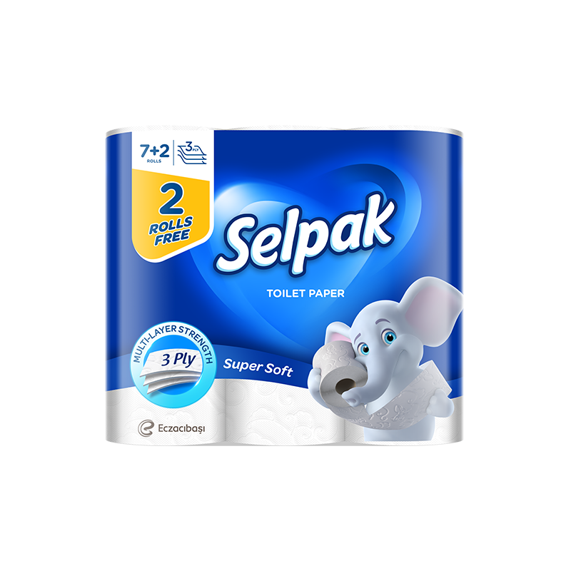 SELPAK TOILET PAPER 3 PLY 9