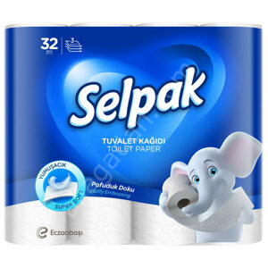 SELPAK SUPER SOFT PAIER TOILLETE 3PLIE 32 ROULEAUX