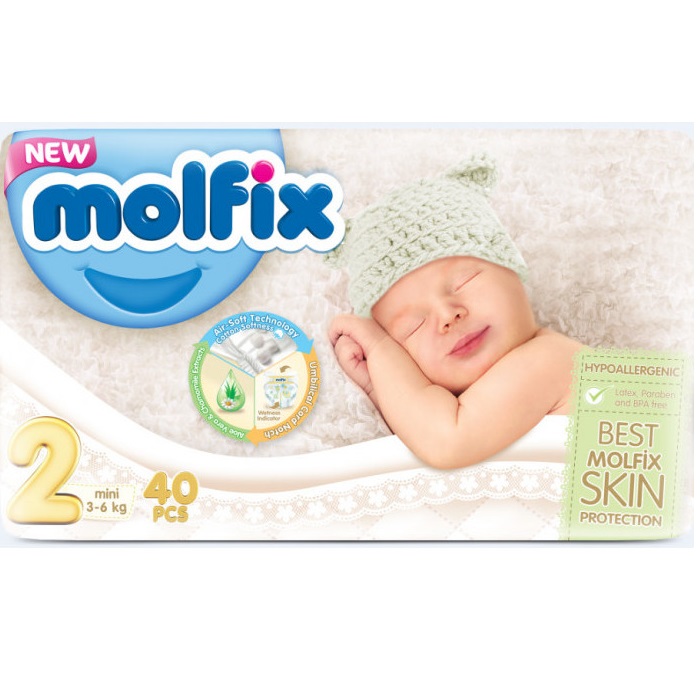 MOLFIX COUCHE T2 54PCS