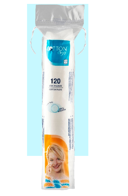 COTTON SOFT DISQUE DOUX EN COTON PAMUK 120 DISQUE