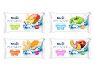 ULTRA COMPACT LINGETTES POCHE FRUITS 15 PCS