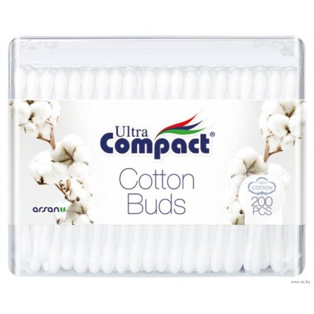 ULTRA COMPACT COTTON TIGE 200 PCS
