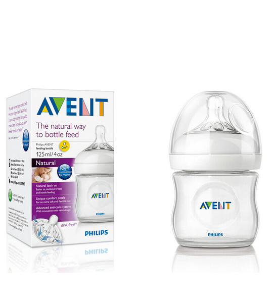 AVENT BIBERON NATURAL 125 ML 4OZ