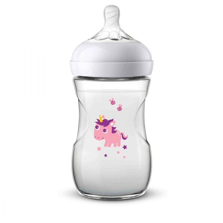 AVENT BIBERON NATURAL 2.0 9OZ UNICORN