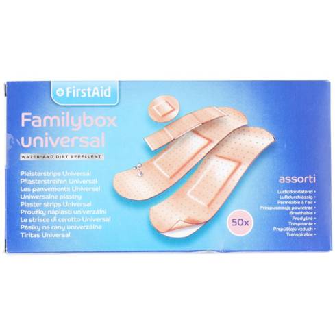 FIRST AID PANSEMENTS FAMILY 50 PCS