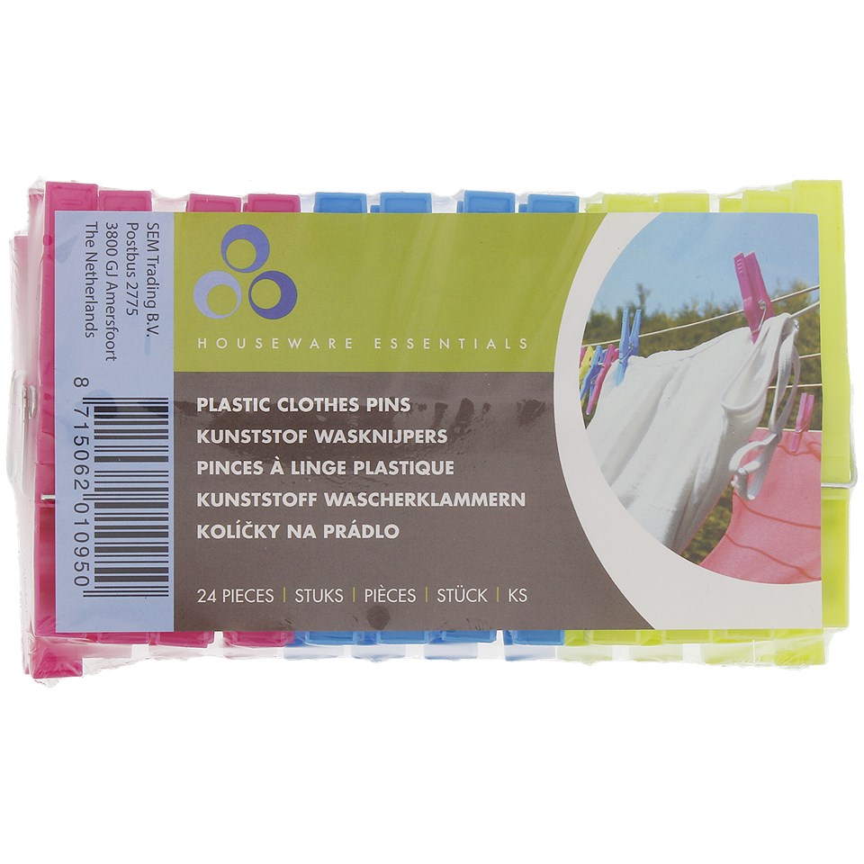 PINCES A LINGE 24 PCS