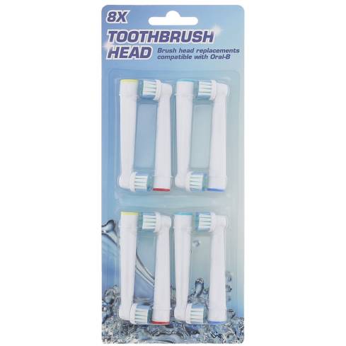 ORAL B PACK 8 TETES RECHARGE BROSSE A DENT