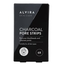 ALVIRA SKIN CARE PATCHES PORE DILATÉS AU CHARBON X6