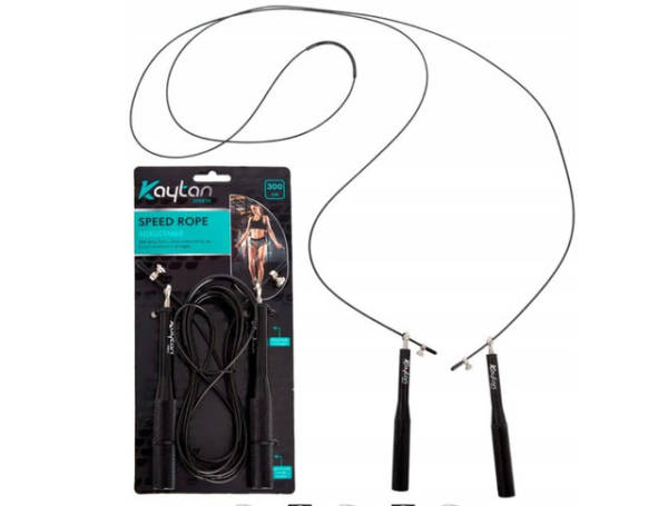 KAYTAN CORDE À SAUTER D'ENTRAÎNEMENT SPORTIVE 300 CM RÉGLABLE