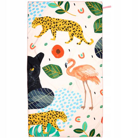 SERVIETTE DE PLAGE EN MICROFIBRE 100*180CM