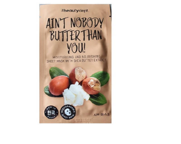 THE BEAUTY DEPT MASQUE TISSUE AVEC EXTRAIT DU BEURRE DE SHEA 20ML