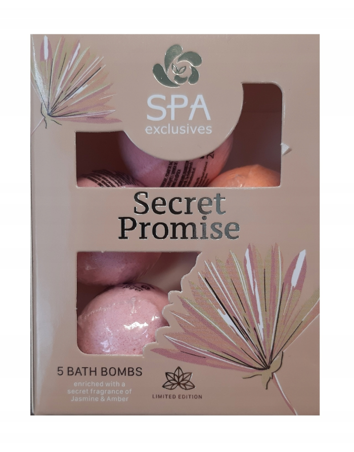 SPA BOMBES DE BAIN SECRET PROMISE 5 PCS