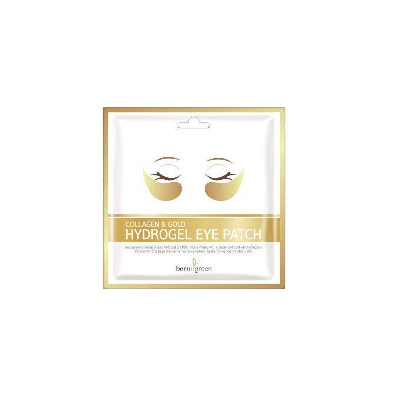 PATCH OCULAIRE HYDROGEL COLLAGENE ET POUDRE D OR