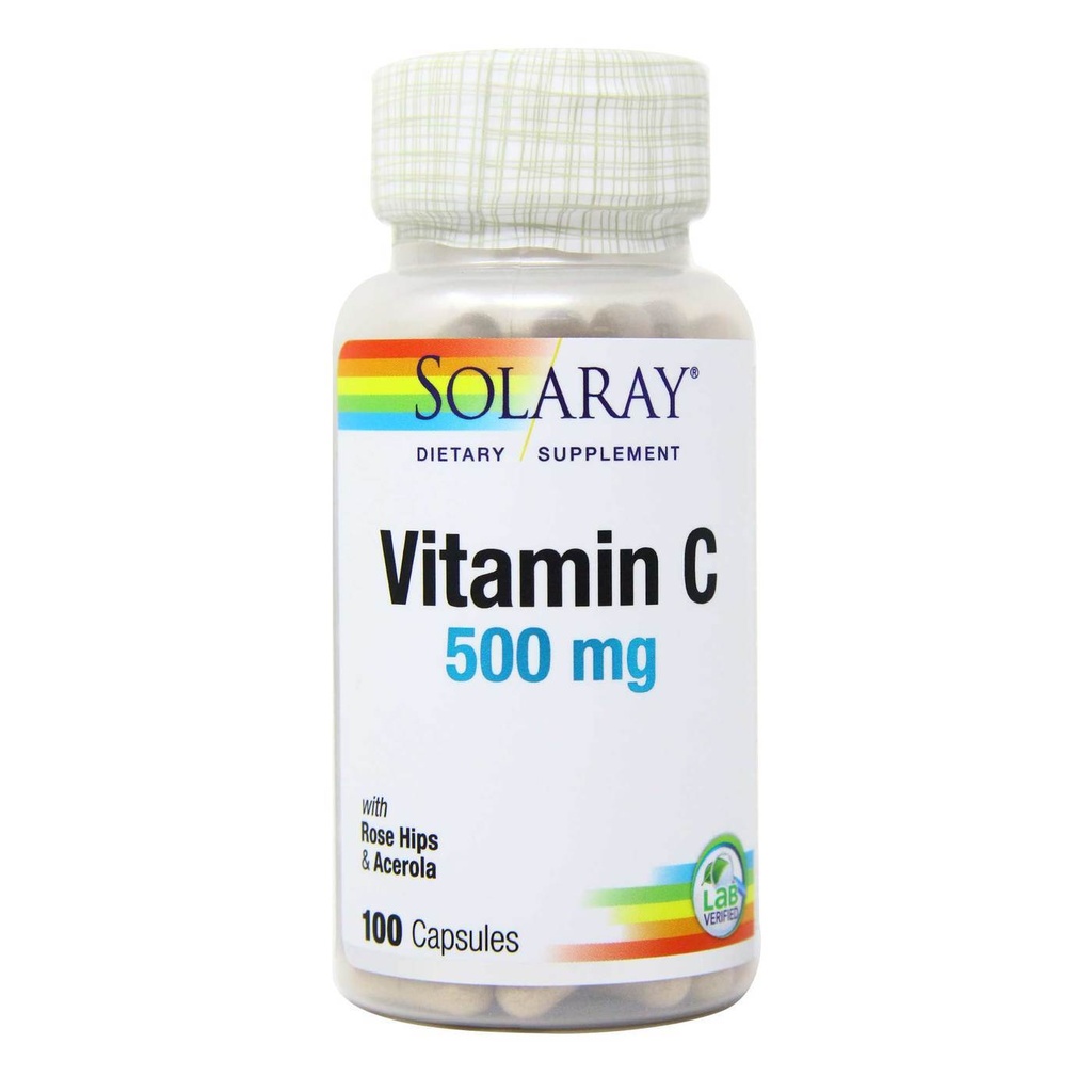 SOLARAY VITAMINE C 500 MG 100 CAPS