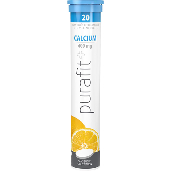 PURAFIT CALCIUM EFFERV 400 MG 20 COMPRIMES