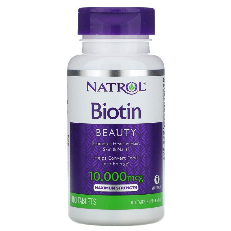 NATROL BIOTIN BEAUTY 10.000 MCG 100 COMPRIMÉS