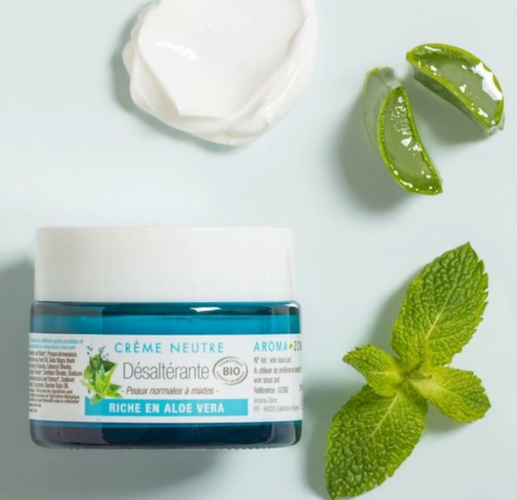 AROMA-ZONE CRÈME NEUTRE DESALTÉRANTE BIO 50ML