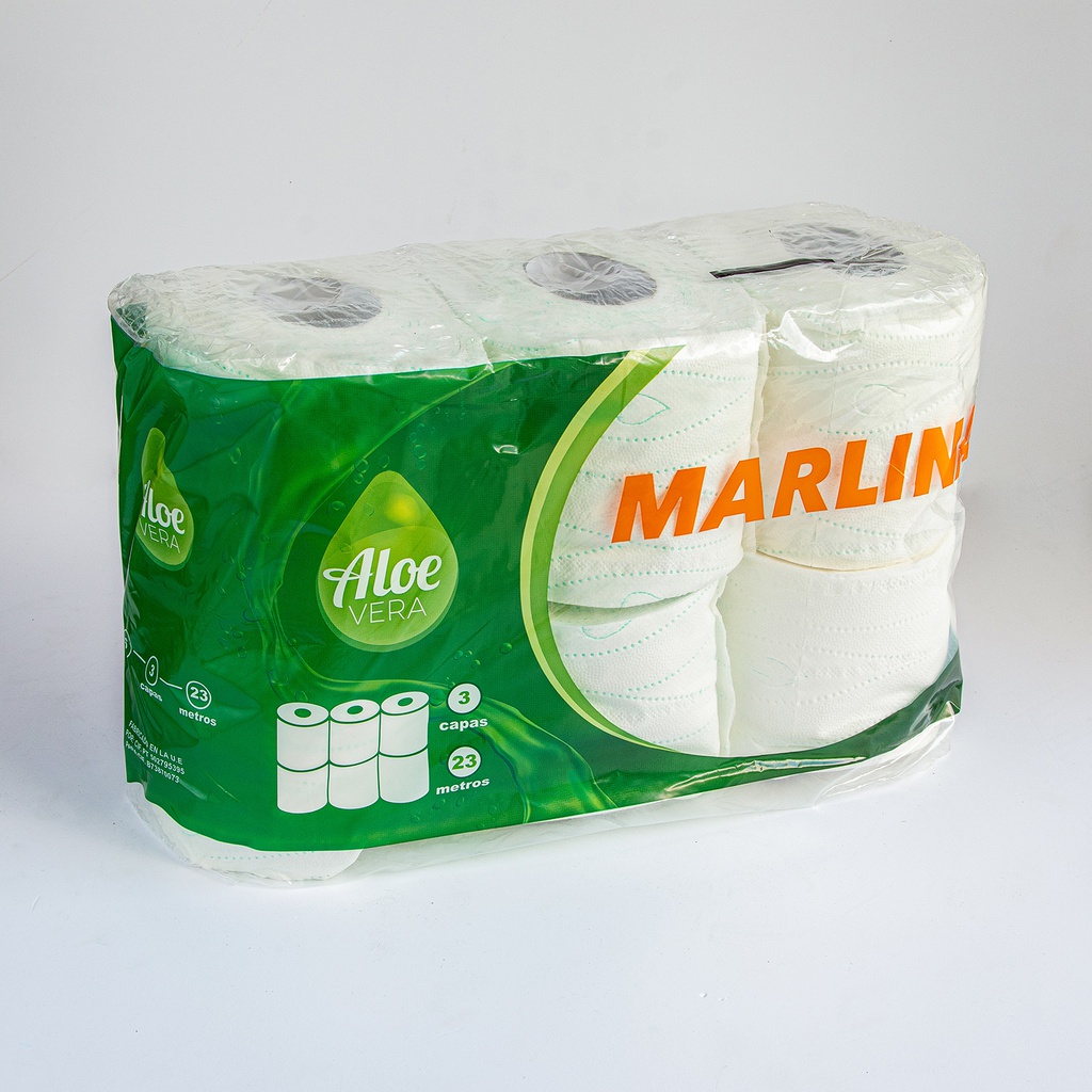 MARLINA PAPIER HYGIENIQUE 24 METRES 3PLIS X 6