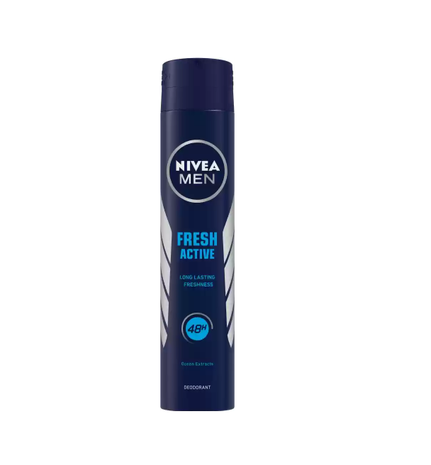 NIVEA MEN DEO SPRAY FRESH ACTIVE  ANTIPERSPIRANT, DEODORANT SPRAY - 200 ML