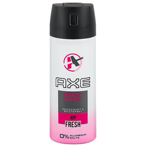 AXE ANARCHY FOR HERE DEODORANT SPRAY 150ML