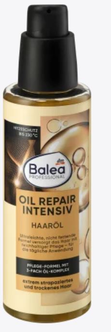 BALEA PROFESSIONAL HUILE RÉPARATION CAPILLAIRE INTENSIVE 100 ML