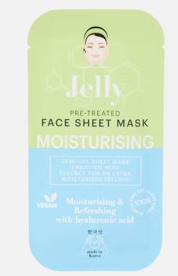 Jelly masque facial en tissue a la gelée acid hyaluronique
