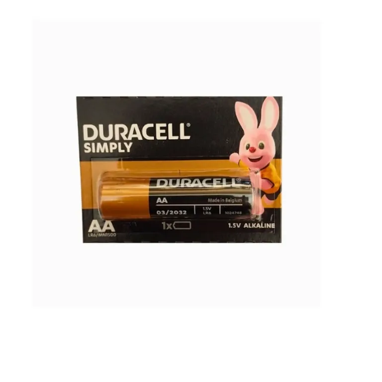 DURACELL SIMPLY AA BATTERIES 1 UNITÉ