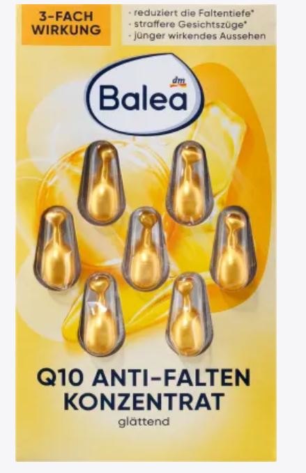 BALEA CONCENTRÉ DE ANTI-RIDES Q10, 7 PCS