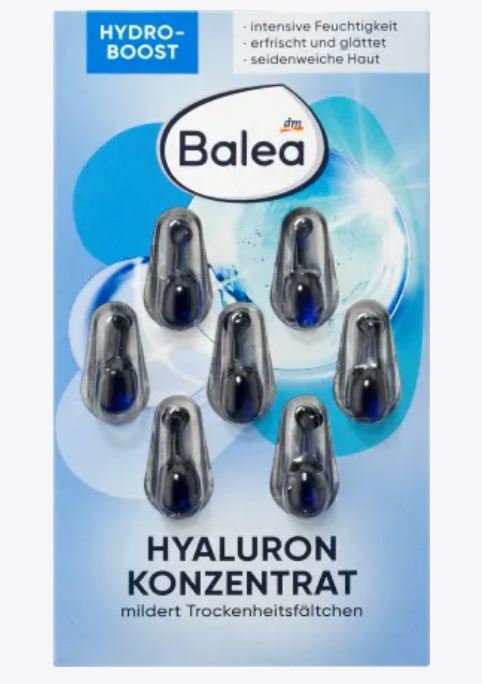 BALEA CONCENTRÉ DE HYALURON, 7 PCS