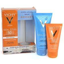VICHY CAPITAL SOLEIL CREME ANTI BRILLANT TEINTE + APRES SOLEIL 100 ML