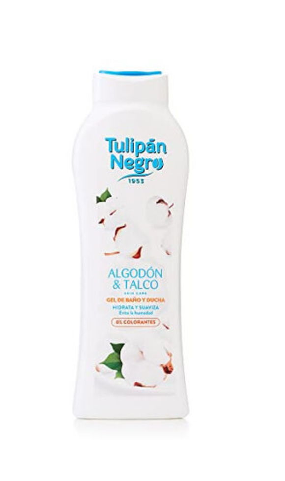 TULIPAN NEGR ALGODON VS TALCO 650ML