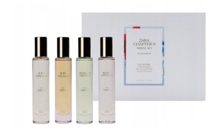 ZARA PARFUM CHAPTER 9 SET VOYAGE 4 X 30ML