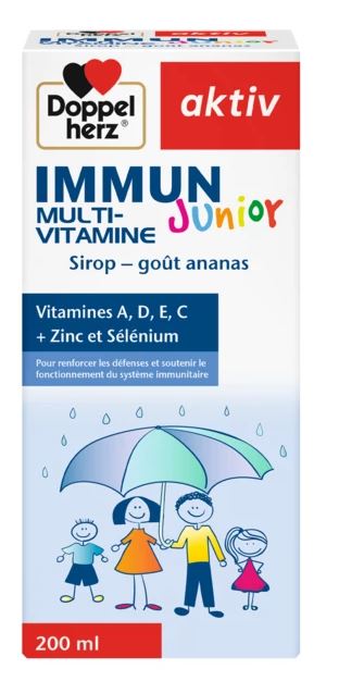 DOPPEL HERZ AKTIV OMEGA -3 JUNIOR MULTIVITAMINES 250 ML