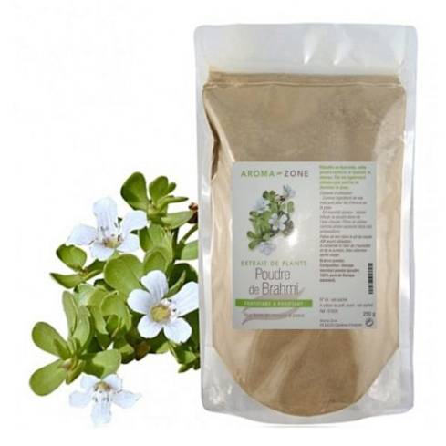 [01826] AROMA-ZONE EXTRAIT DE PLANTE POUDRE DE BRAHMI FORTIFIANT ET PURIFIANT 250G