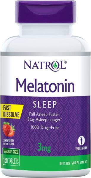 [47469072810] NATROL MELATONIN 3 MG 150 COMPRIMES