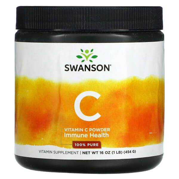 [087614111308] Swanson, Vitamine C en poudre, 454 g 