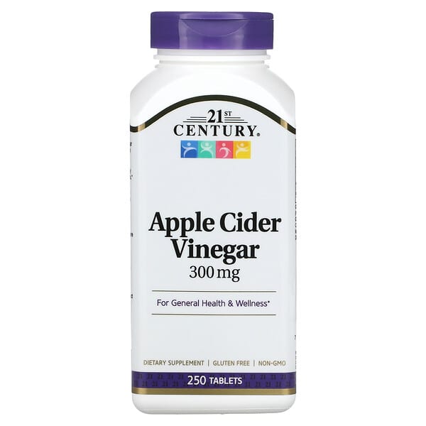 [740985228487] 21ST CENTURY - VINAIGRE DE CIDRE DE POMME - 300 MG - 250 COMPRIMES