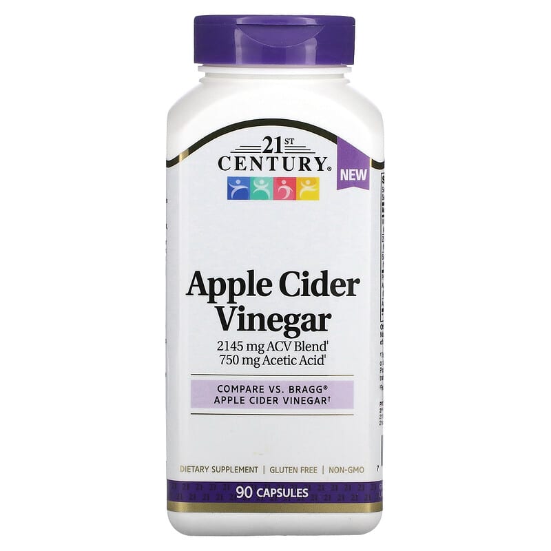 [740985280157] 21ST CENTURY - VINAIGRE DE CIDRE DE POMME - 90 CAPSULES