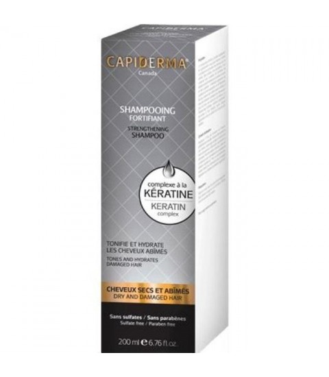 [818118002553] CAPIDERMA SHAMPOOING A LA KERATINE 200ML