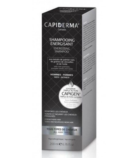 [818118002614] CAPIDERMA SHAMPOOIN ENERGISANT 200ML