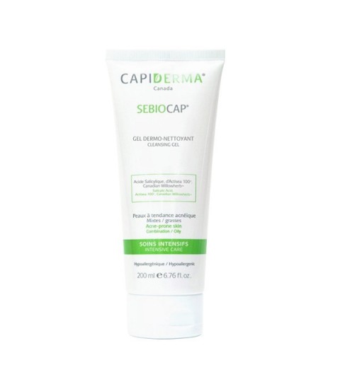 [818118002737] CAPIDERMA SEBIOCAP GEL DERMO-NETTPYANT PURIFIANT 200ML