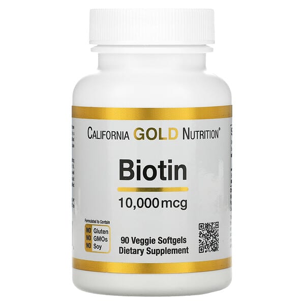 [898220011704] CALIFORNIA GOLD NUTRITION BIOTIN 10000 MG 90 CAPSULES