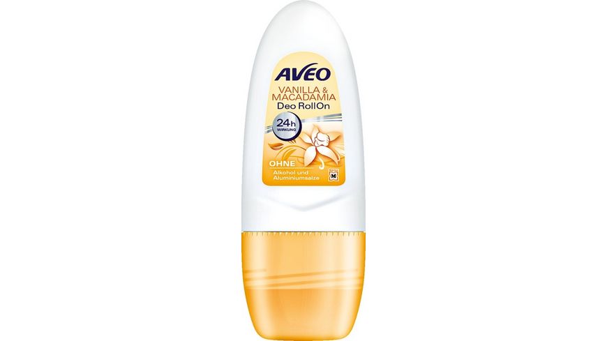[2200203511442] AVEO DEO ROLL-ON VANILLE & MACADAMIA