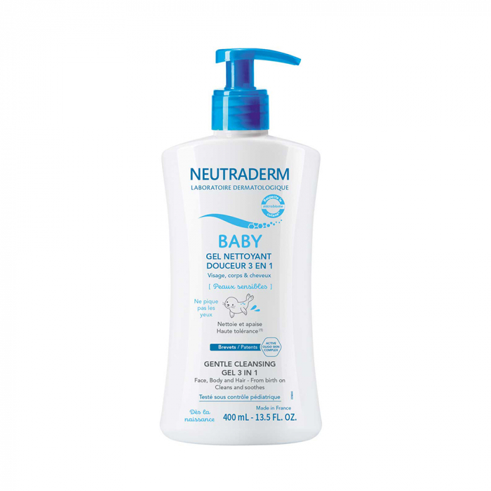 [3273816088402] NEUTRADERM GEL NETTOYANT DOUCEUR 3EN1 DES LA NAISSANCE 400ML