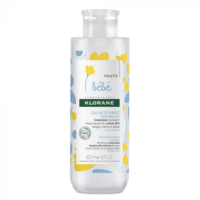 [3282770103427] KLORANE BEBE EAU NETTOYANTE 500ML