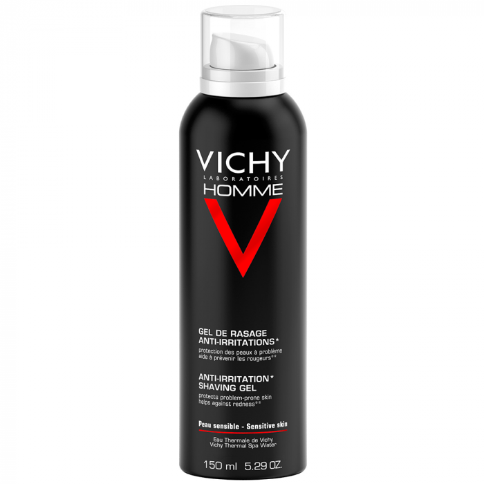 [3326240006099] VICHY HOMME GEL DE RASAGE ANTI-IRRITATIONS VITAMINE C 150 ML