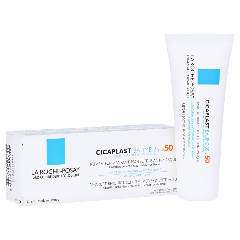 [3337875517300] LA ROCHE POSAY CICAPLAST BAUME B5 SPF50 40ML - RÉPARATEUR, APAISANT, ANTI-MARQUES, CONVIENT AUX TATOUAGES 40ML